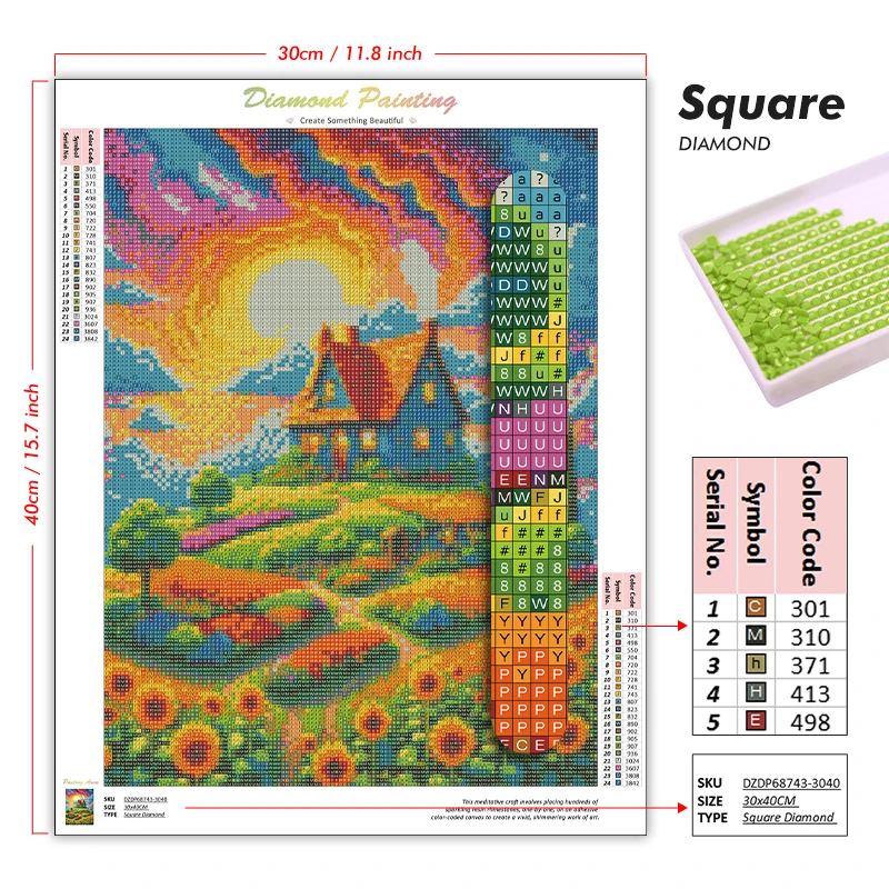 1PC frameless Van Gogh Starry  - مراجعة Art Craft Night وسعره
