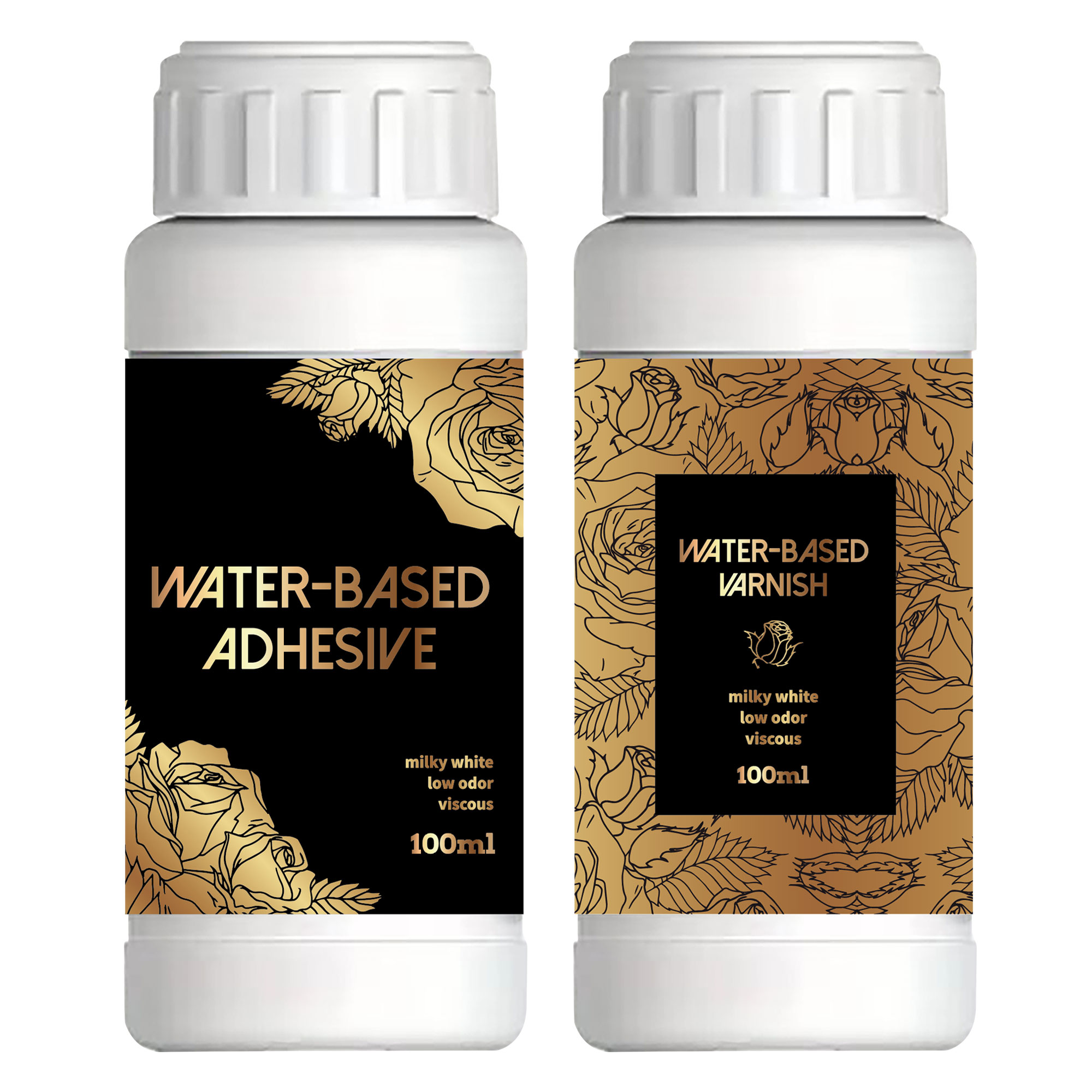 100ML/200ML Golden Foil Adhesi - مراجعة Craft Art Set وسعره