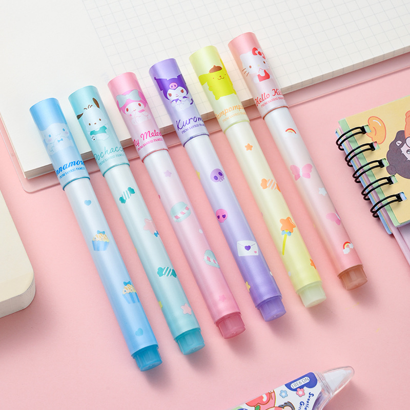 6Pcs Sanrio Hello Kitty Highli - مراجعة Illustration Marker Set وسعره