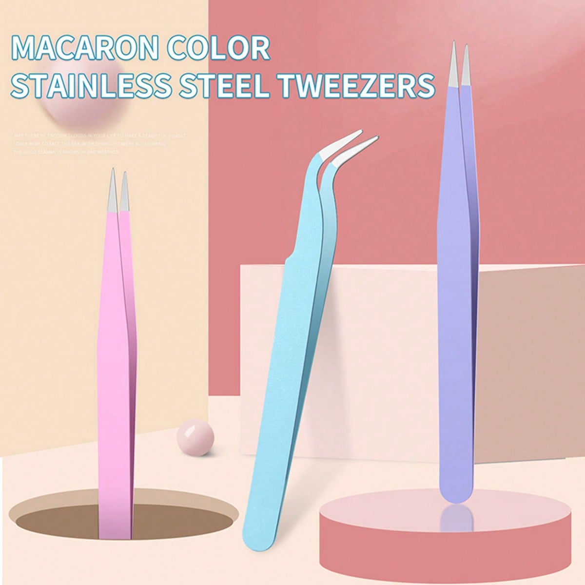 LUSLUKING Nail Art Tweezers Se - مراجعة Craft Art Set وسعره