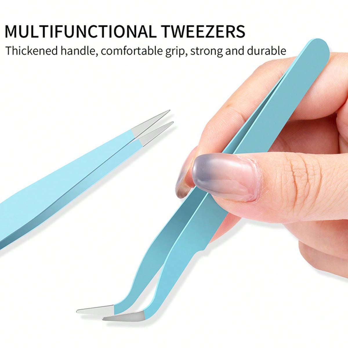 LUSLUKING Nail Art Tweezers Se - مراجعة Craft Art Set وسعره
