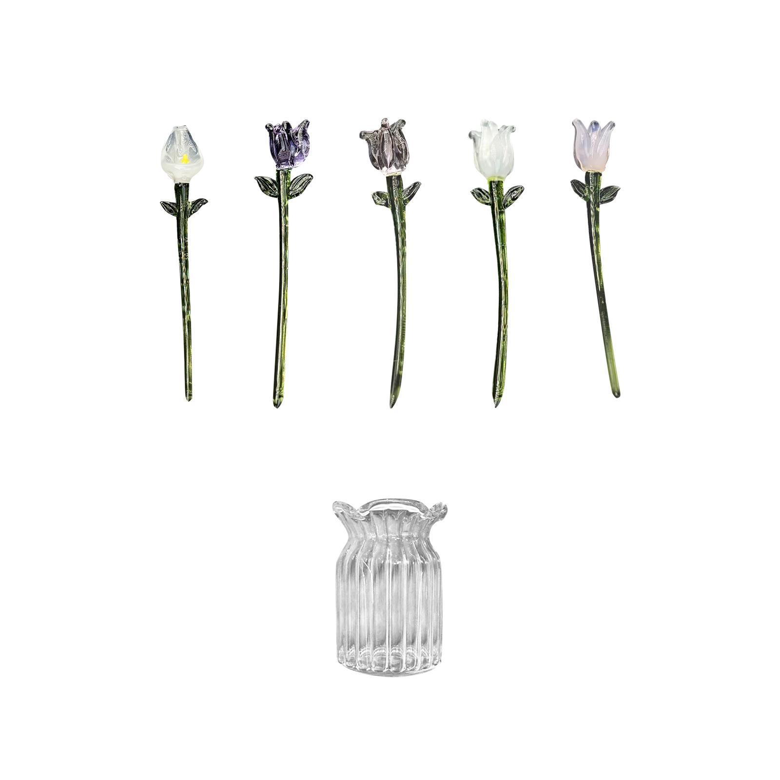 Glass Flower Home Decor Mother - مراجعة Art And Craft For Mother'S Day وسعره