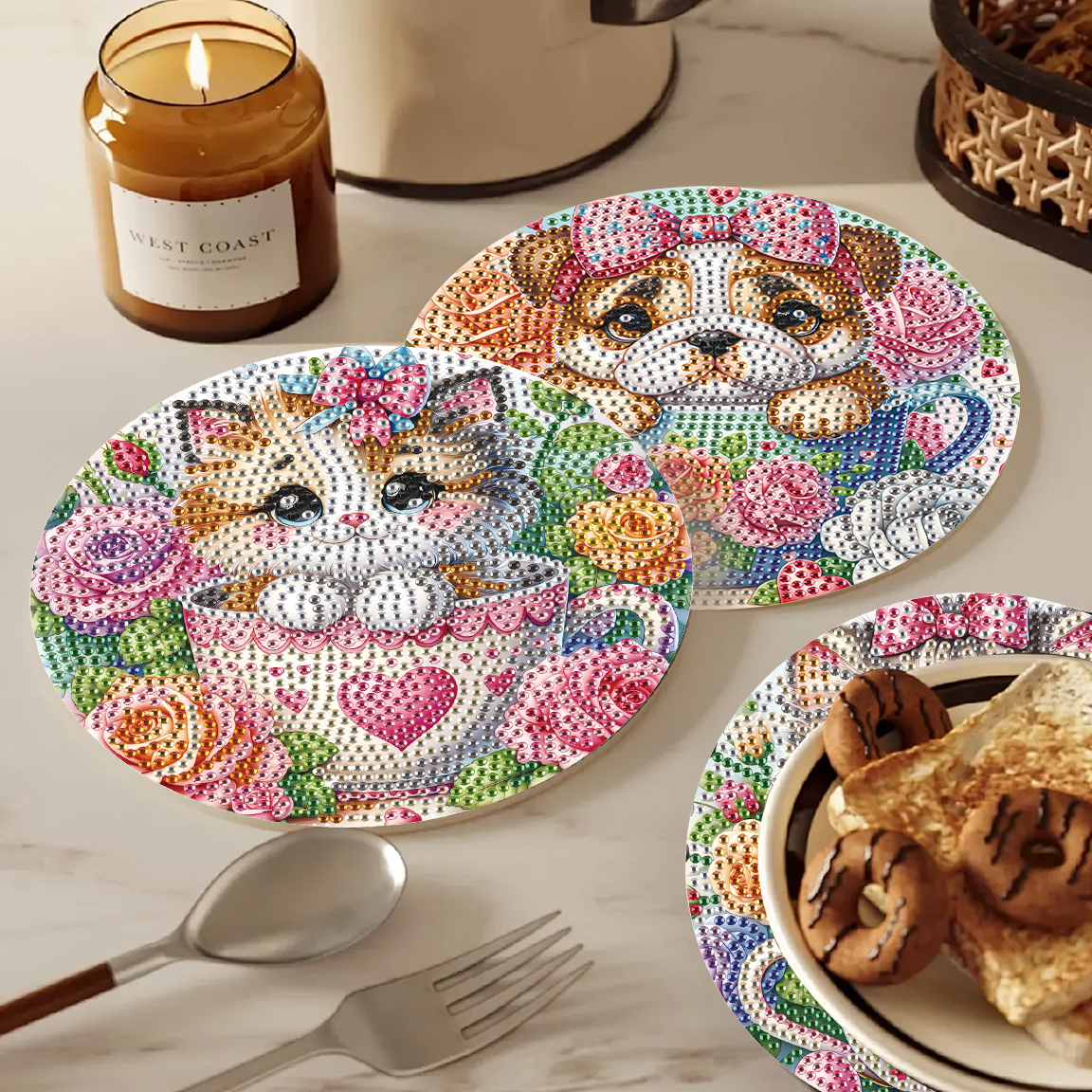 3Pcs Diamond Art Painting Plac - مراجعة Craft Art Set وسعره