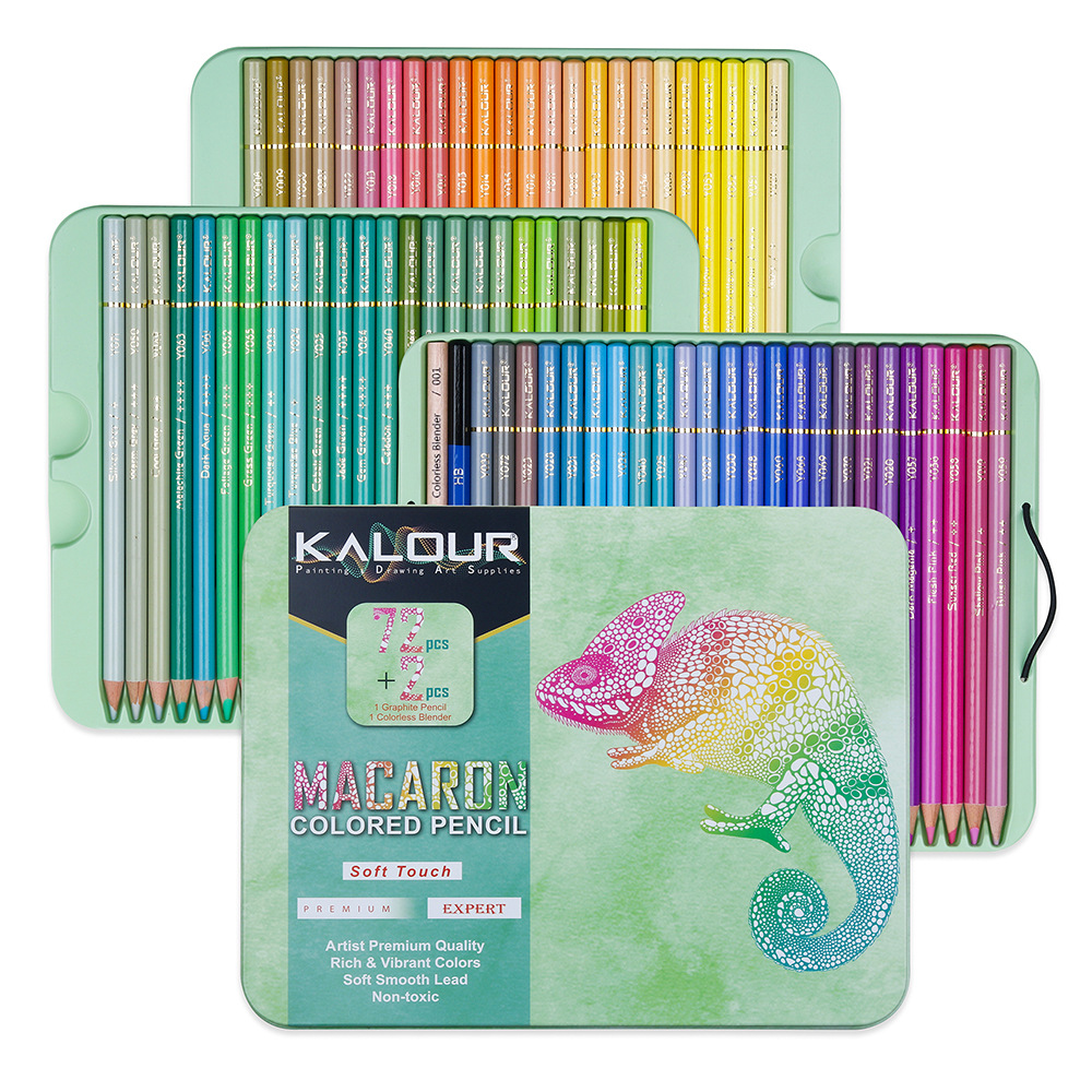 72pcs Macarons Color Pencils P - مراجعة Colored Pencil Professional وسعره