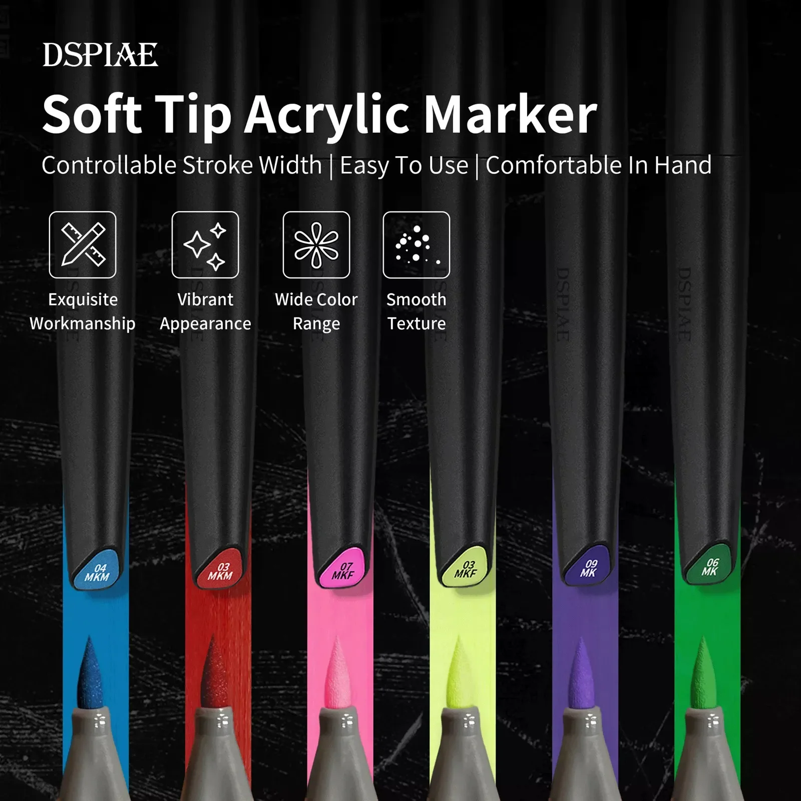 DSPIAE  Colors Brush Pen Envir - مراجعة Illustration Marker Set وسعره