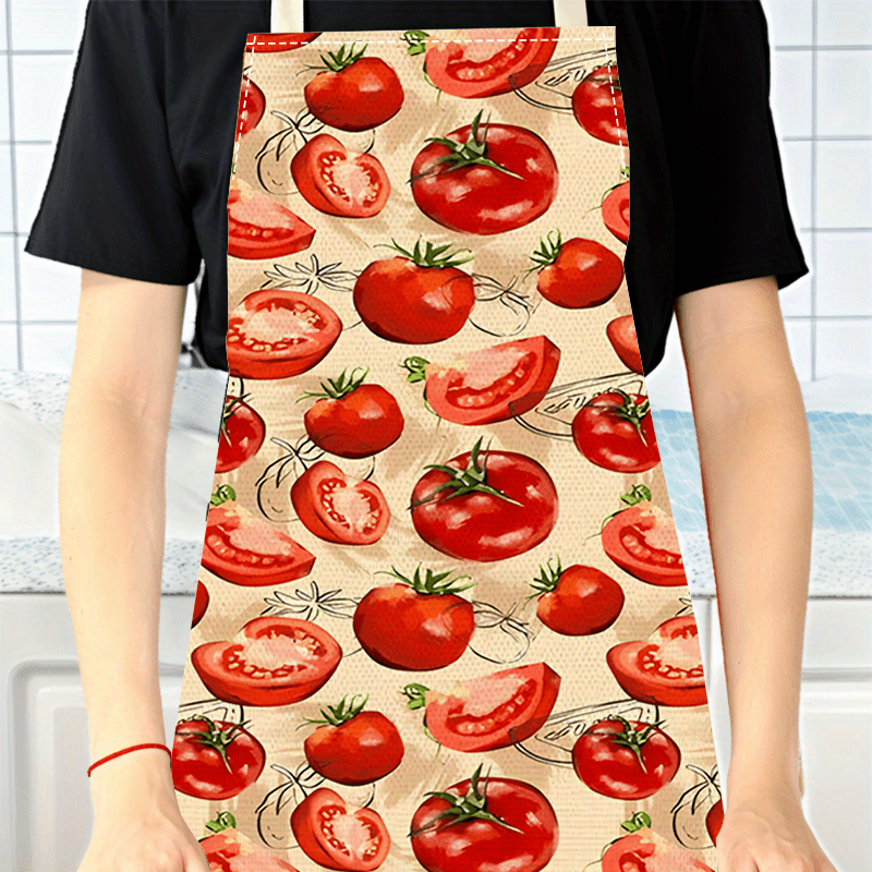 1pc Tomato Apron Red Vegetable - مراجعة Art And Craft Vegetable وسعره