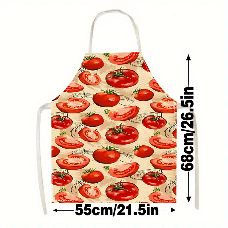 1pc Tomato Apron Red Vegetable - مراجعة Art And Craft Vegetable وسعره