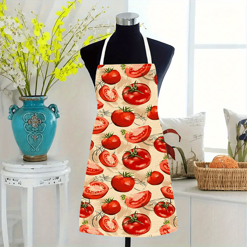1pc Tomato Apron Red Vegetable - مراجعة Art And Craft Vegetable وسعره