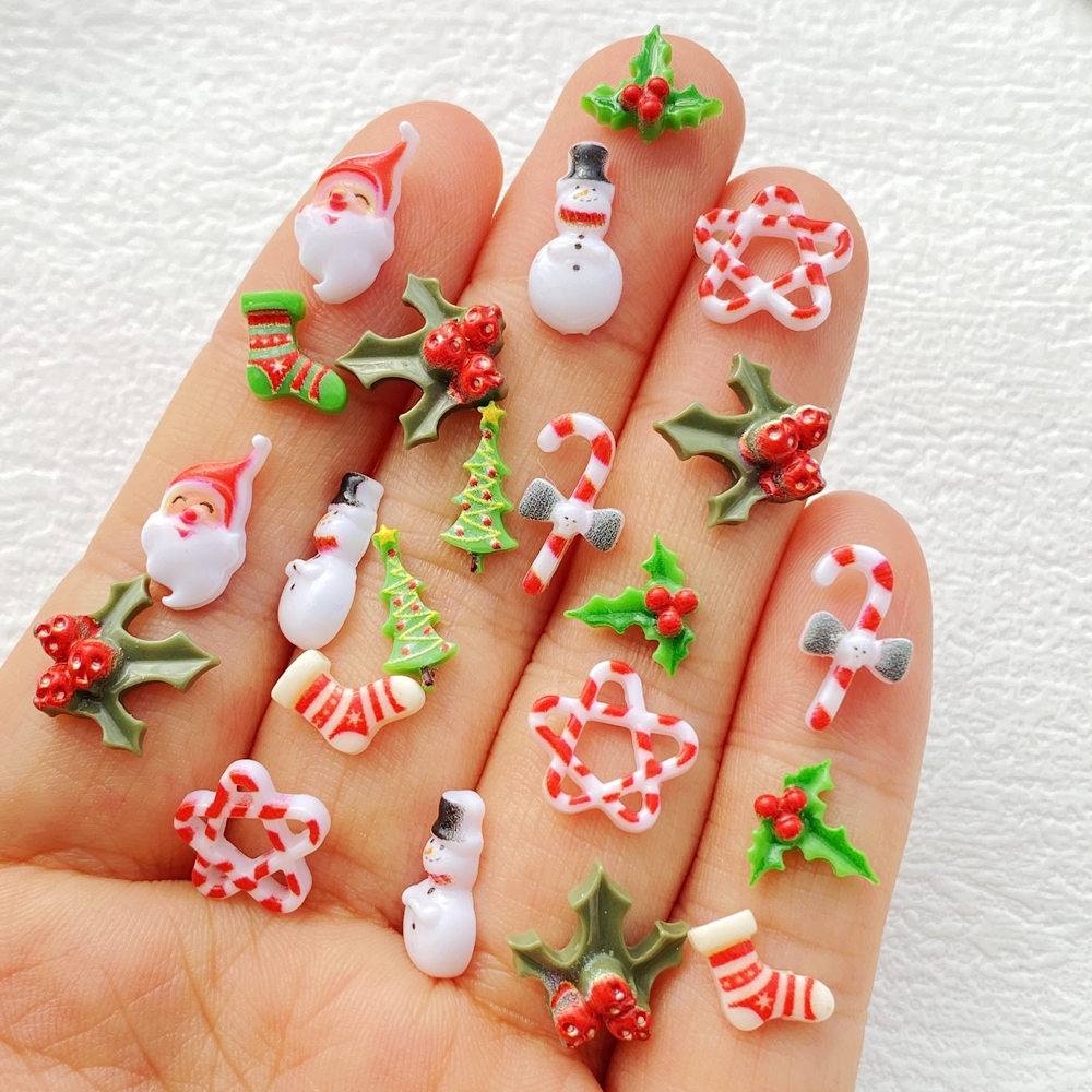50Pcs Mixed Nail Art Resin Chr - مراجعة Art Craft Tree وسعره