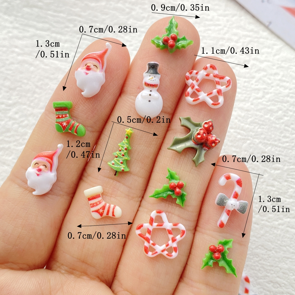 50Pcs Mixed Nail Art Resin Chr - مراجعة Art Craft Tree وسعره