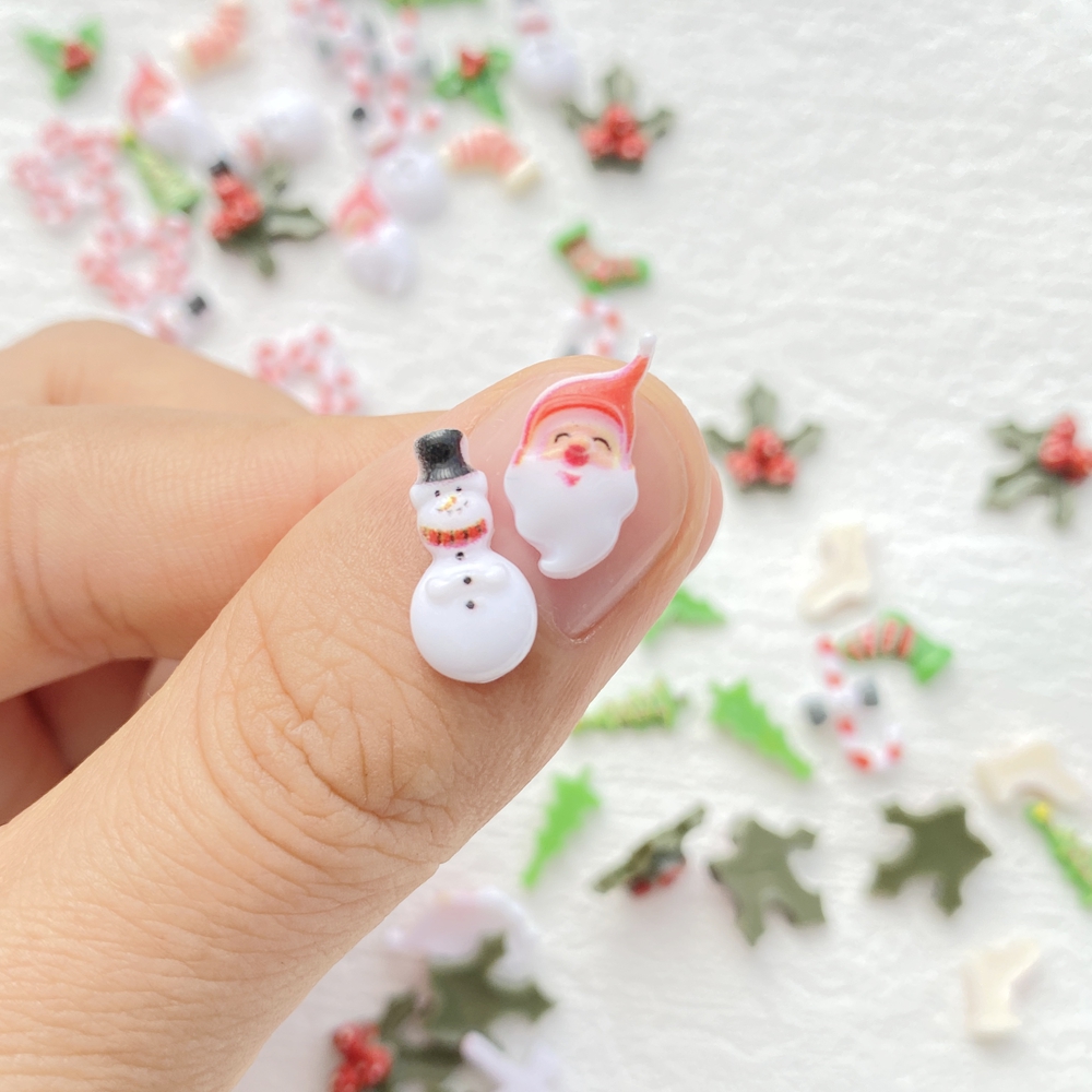 50Pcs Mixed Nail Art Resin Chr - مراجعة Art Craft Tree وسعره
