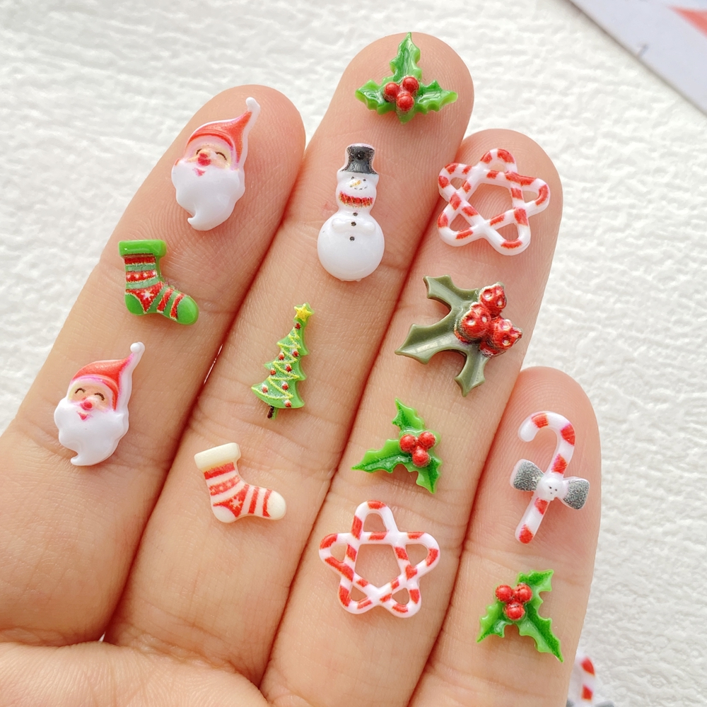50Pcs Mixed Nail Art Resin Chr - مراجعة Art Craft Tree وسعره
