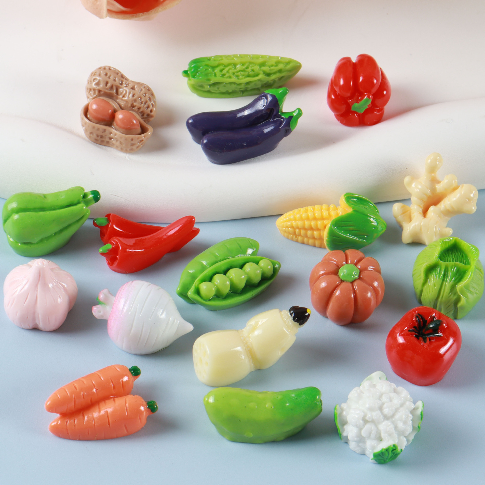 10pcs Vegetable Figurines Mini - مراجعة Art And Craft Vegetable وسعره