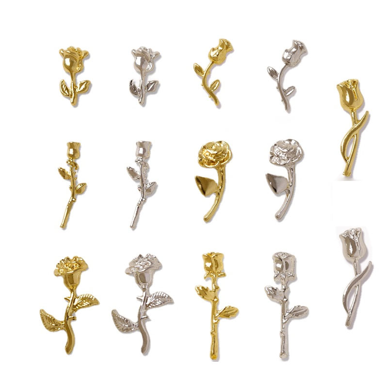 10Pcs 3D Rose Nail Art Ornamen - مراجعة Art Craft Show وسعره