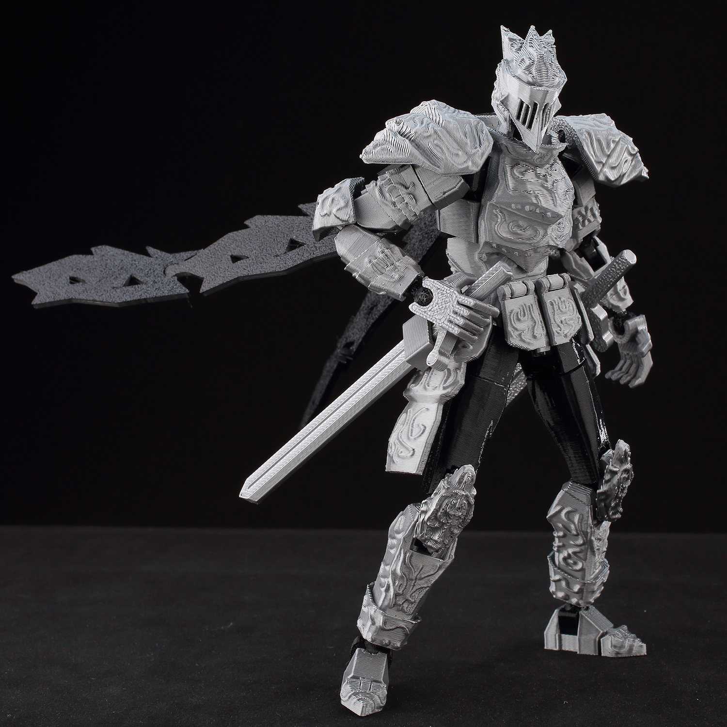 ​9L3D Lucky13 Silver Armor Kni - مراجعة Art Craft Online وسعره