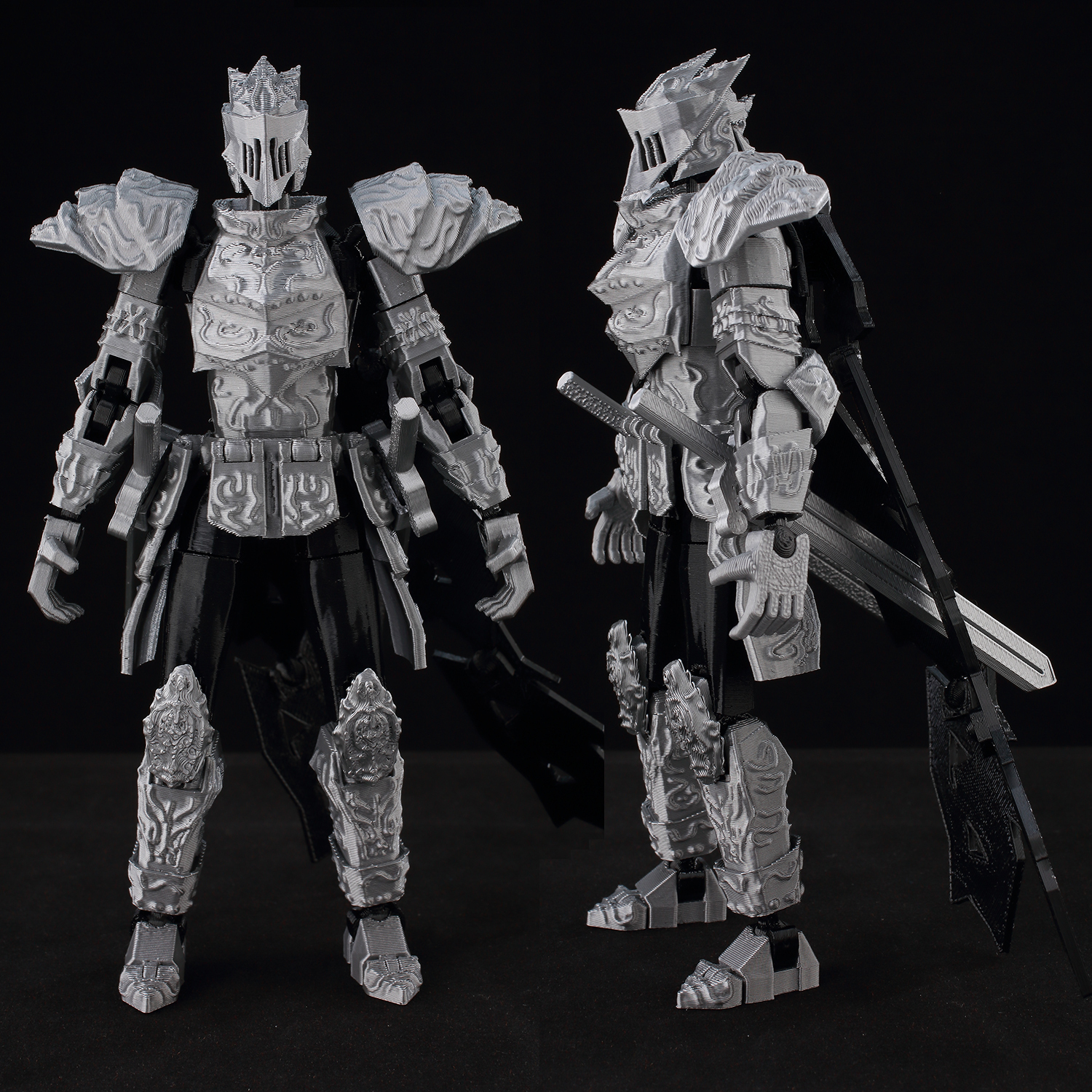 ​9L3D Lucky13 Silver Armor Kni - مراجعة Art Craft Online وسعره