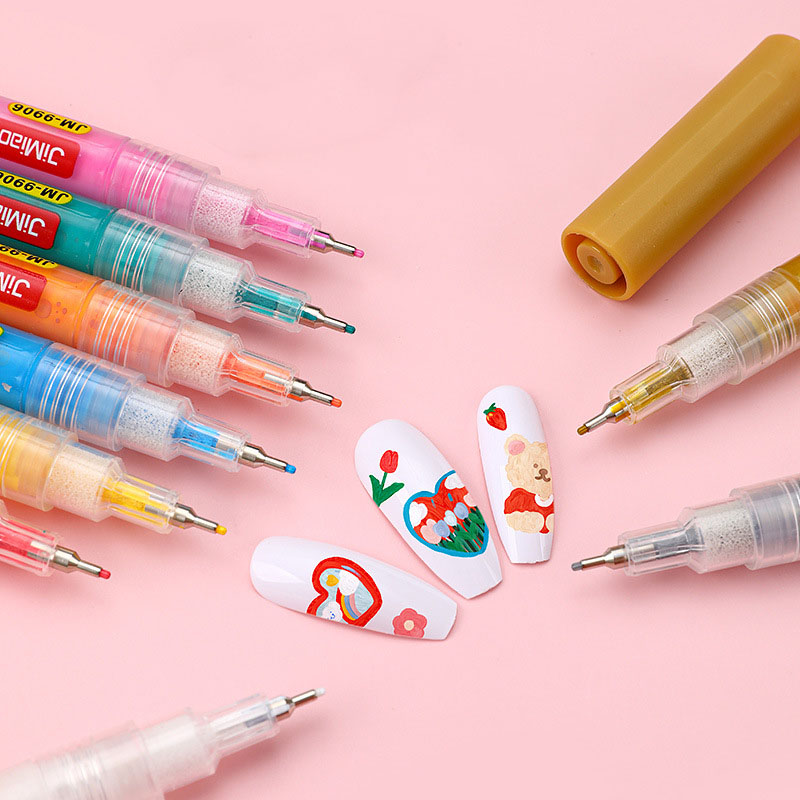 12 Colors Marker Nail Art Pen  - مراجعة Illustration Marker Set وسعره