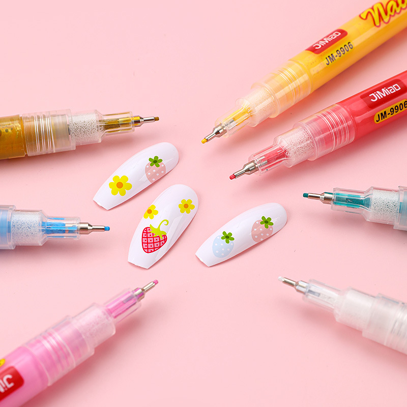 12 Colors Marker Nail Art Pen  - مراجعة Illustration Marker Set وسعره