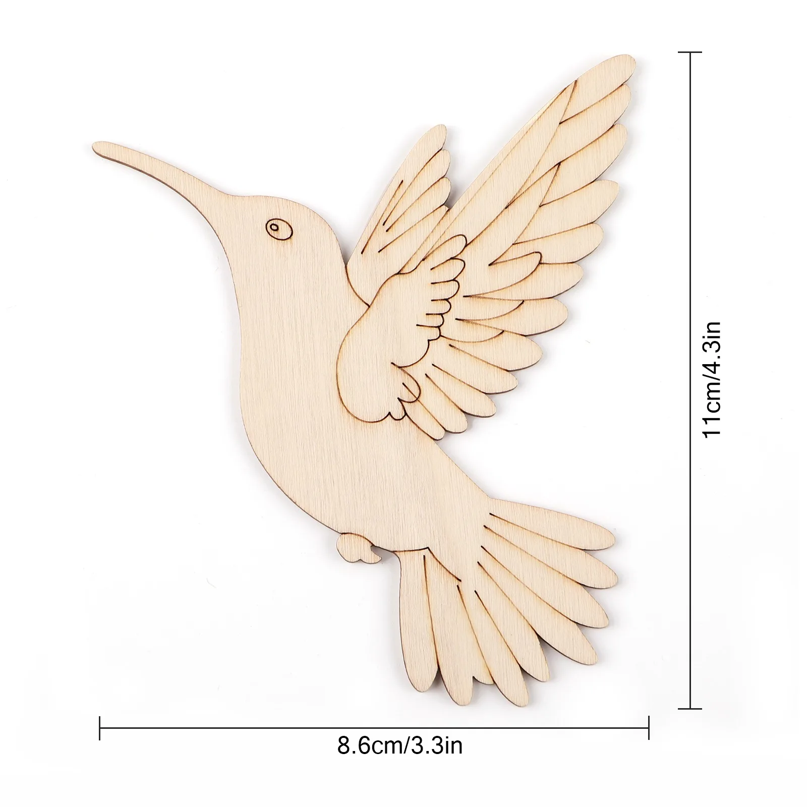 10pcs Unfinished Wood Animal B - مراجعة Art Craft Market وسعره