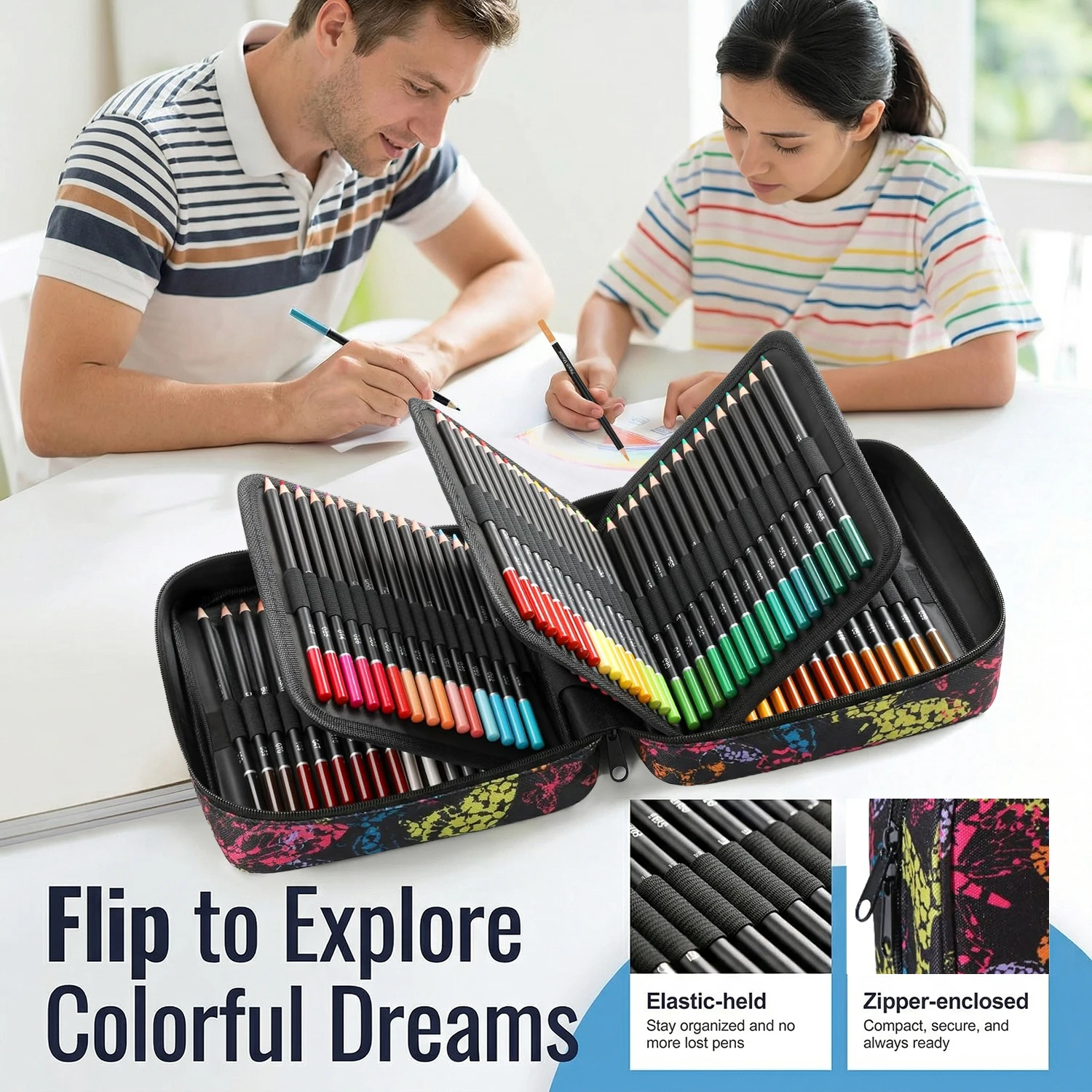 72/120 Colored Pencils Set wit - مراجعة Colored Pencil Professional وسعره