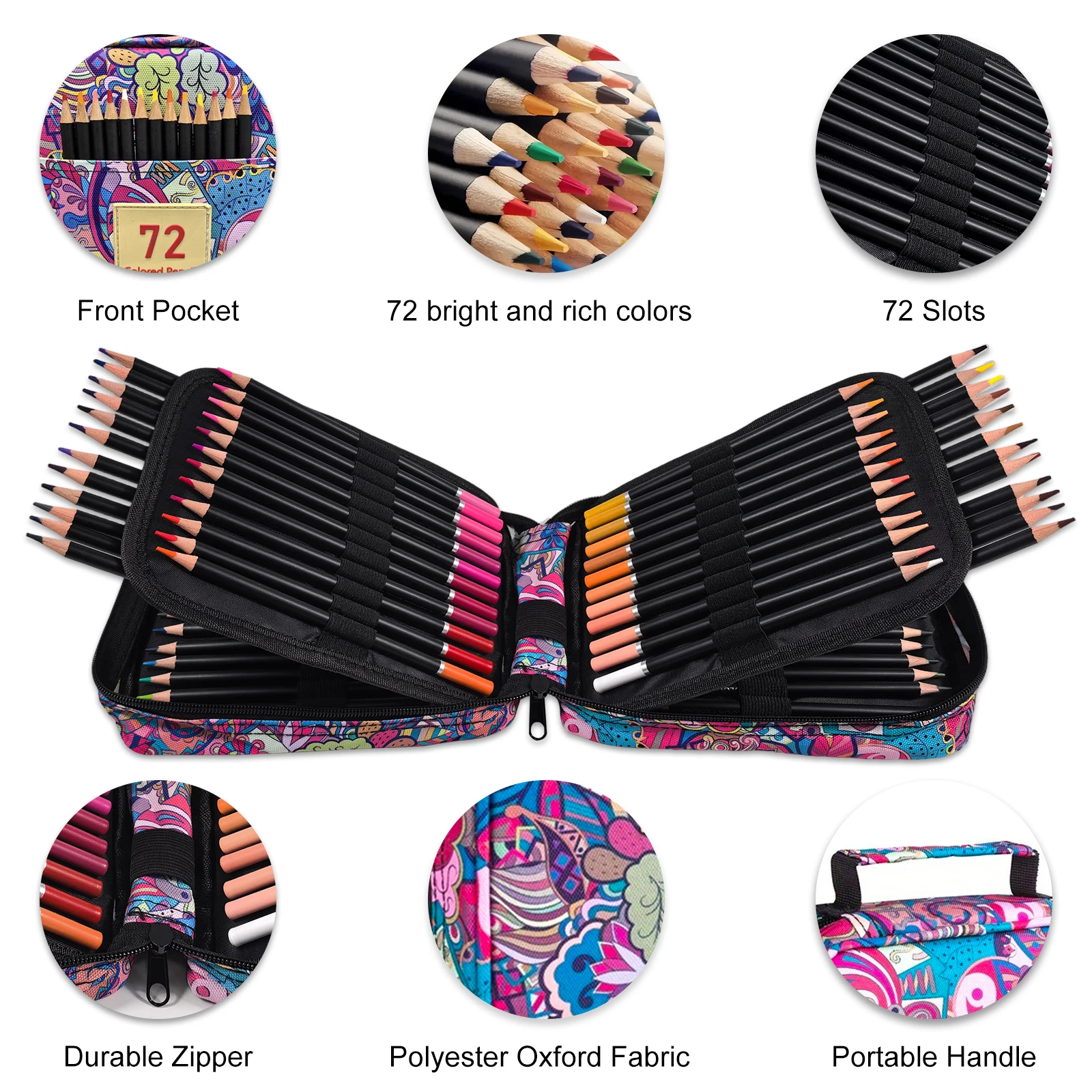 72/120 Colored Pencils Set wit - مراجعة Colored Pencil Professional وسعره