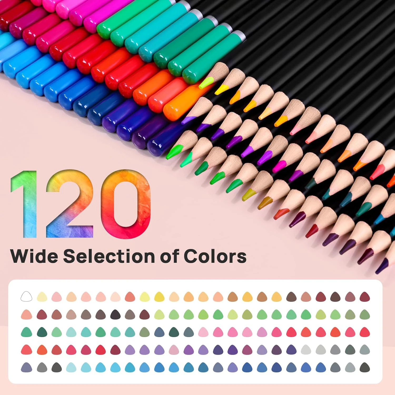 72/120 Colored Pencils Set wit - مراجعة Colored Pencil Professional وسعره
