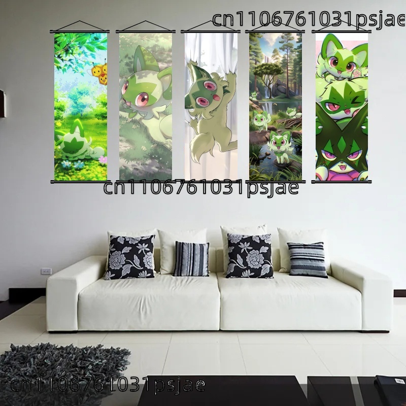 Sprigatito Scroll Art, Well -  - مراجعة Art Craft Show وسعره