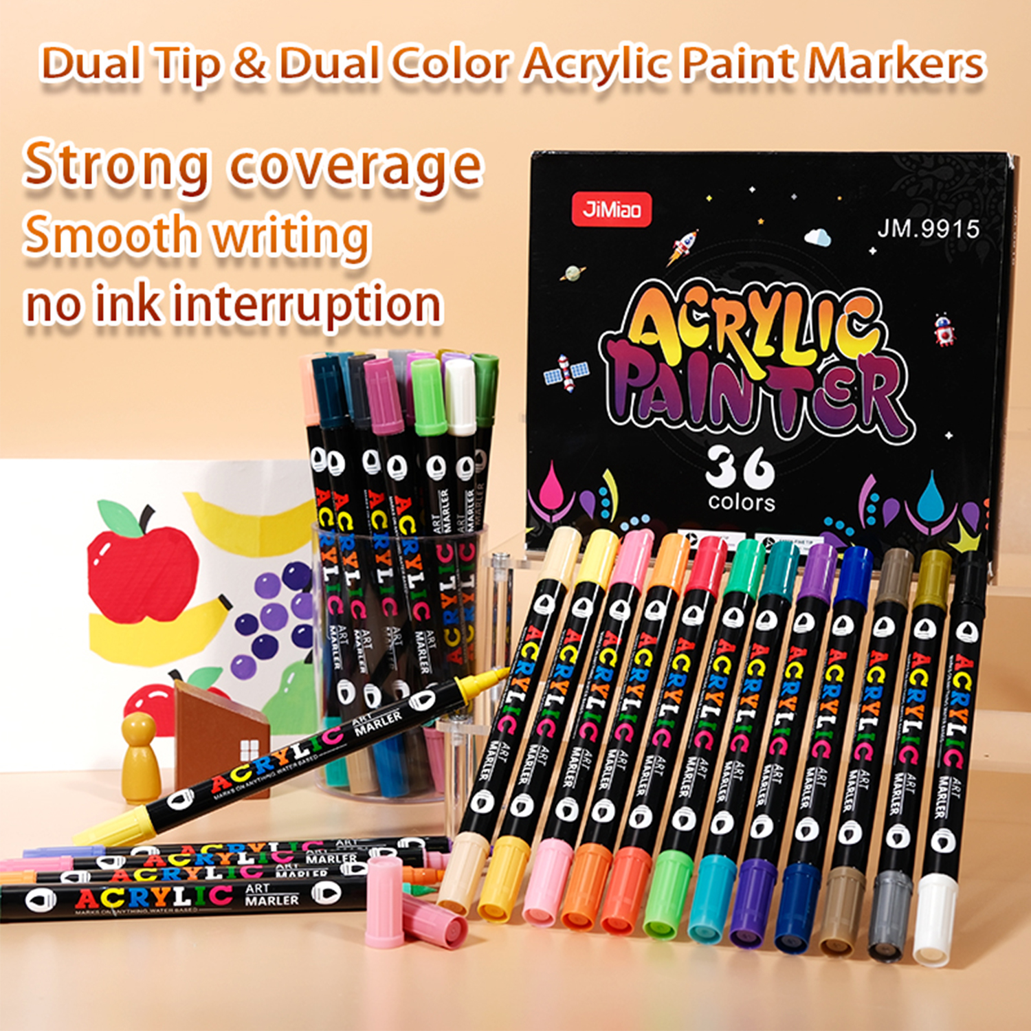 Dual-Tip Dual-Color Soft-Tippe - مراجعة Art Craft Online وسعره