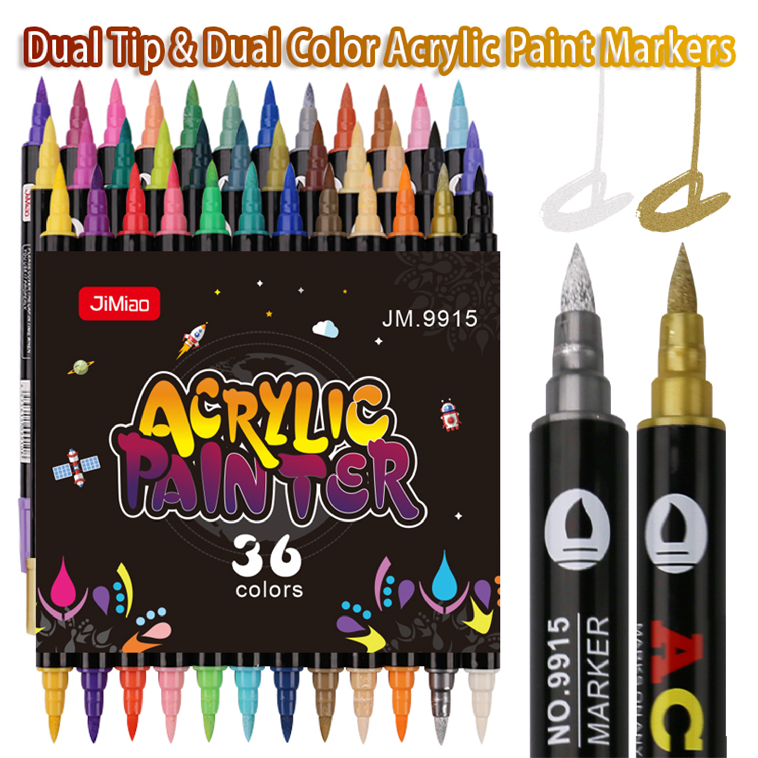 Dual-Tip Dual-Color Soft-Tippe - مراجعة Art Craft Online وسعره