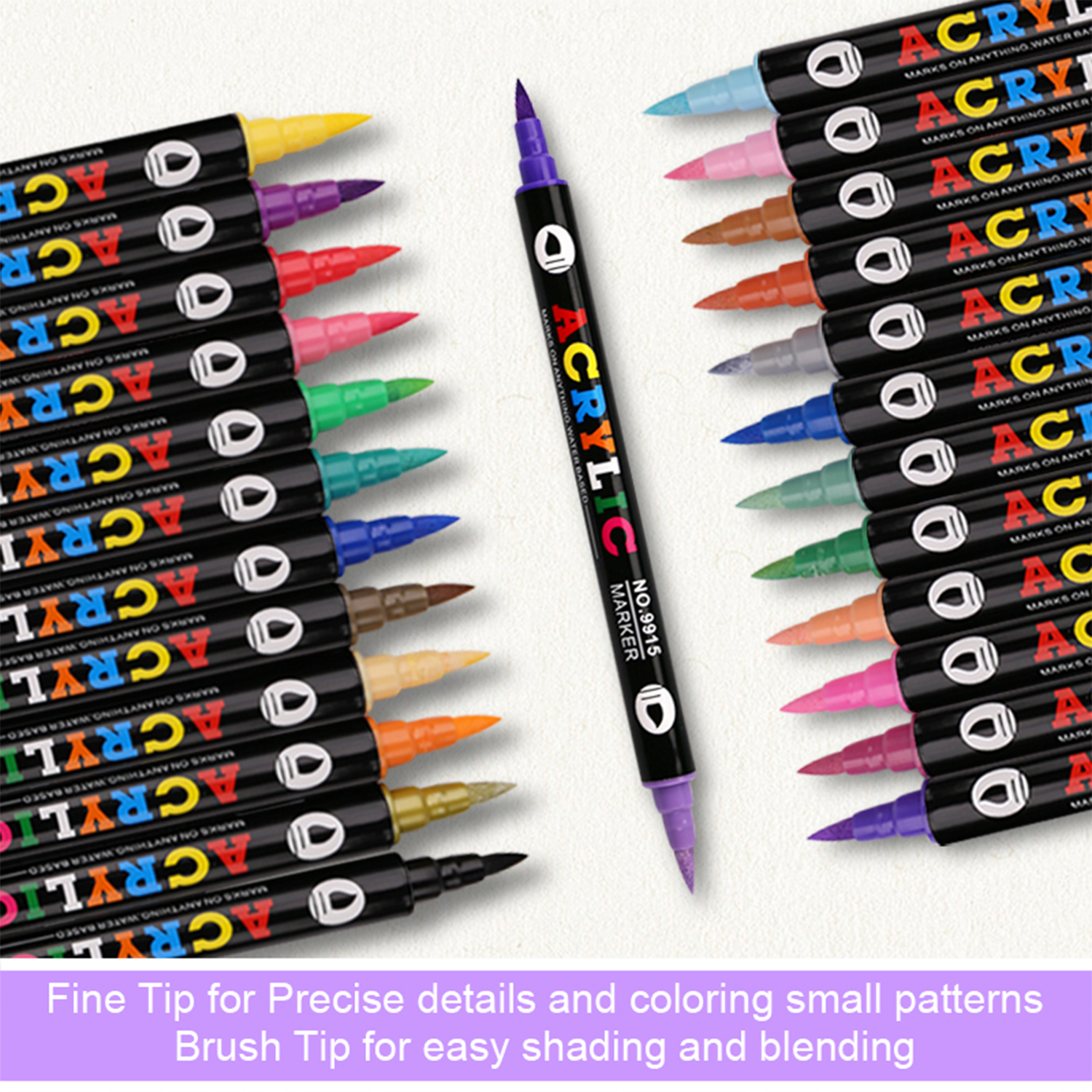 Dual-Tip Dual-Color Soft-Tippe - مراجعة Art Craft Online وسعره