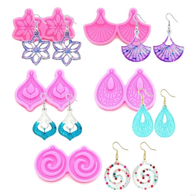 1PC Resin Earring Pendant Sili - مراجعة Art Craft Description وسعره