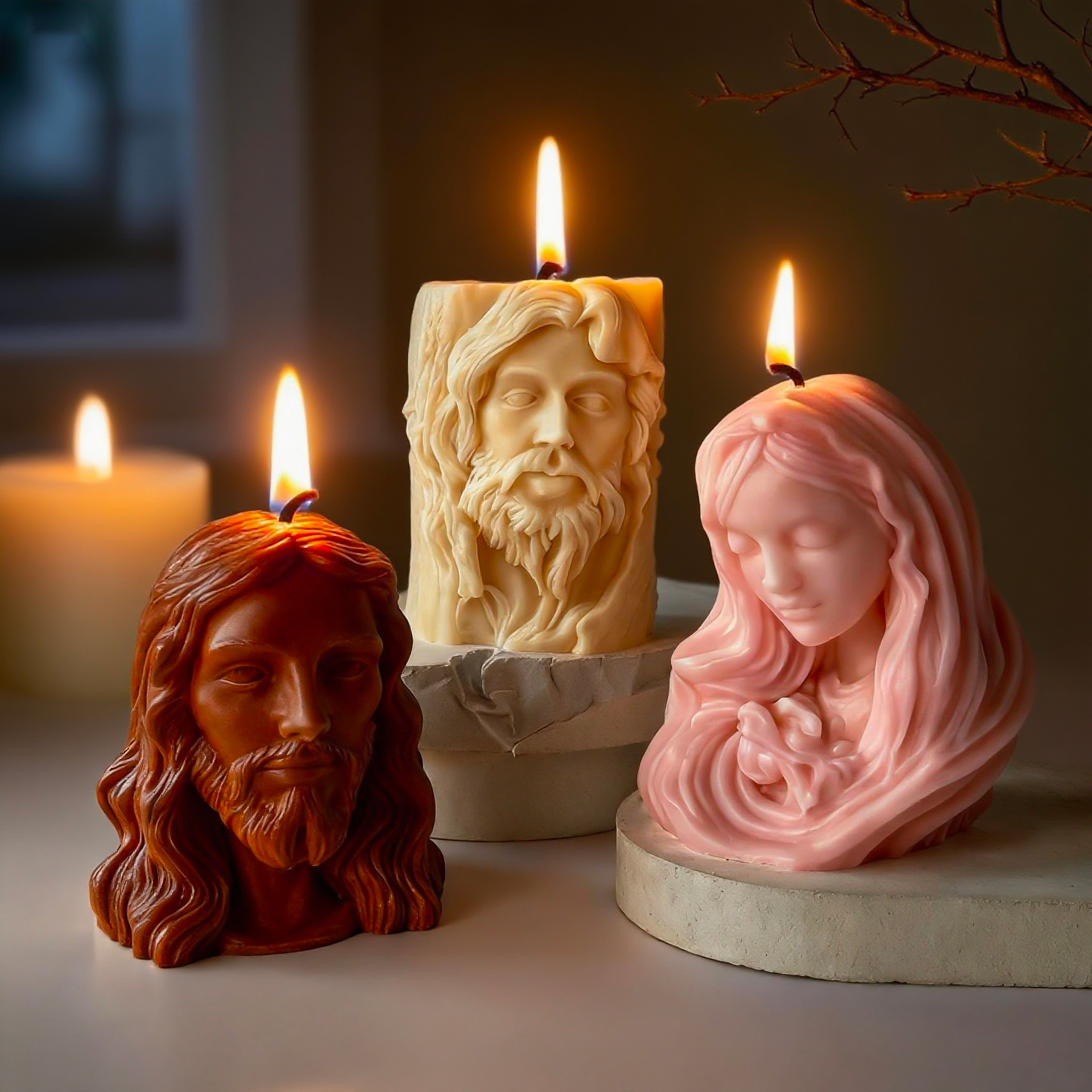 Portrait Candle Mould Decorati - مراجعة Art Craft Show وسعره