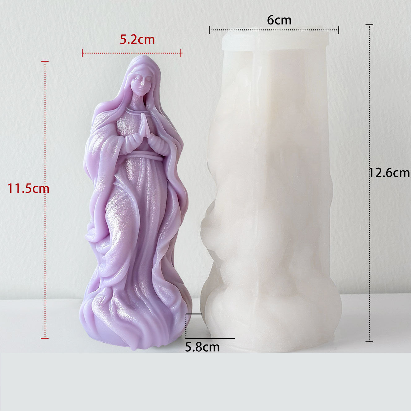 Portrait Candle Mould Decorati - مراجعة Art Craft Show وسعره