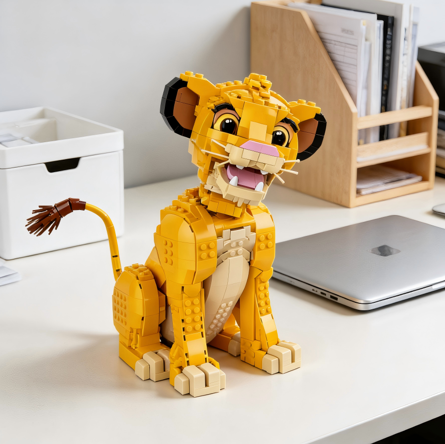 New 1445Pcs 43247 The Lion Kin - مراجعة Art Craft Market وسعره