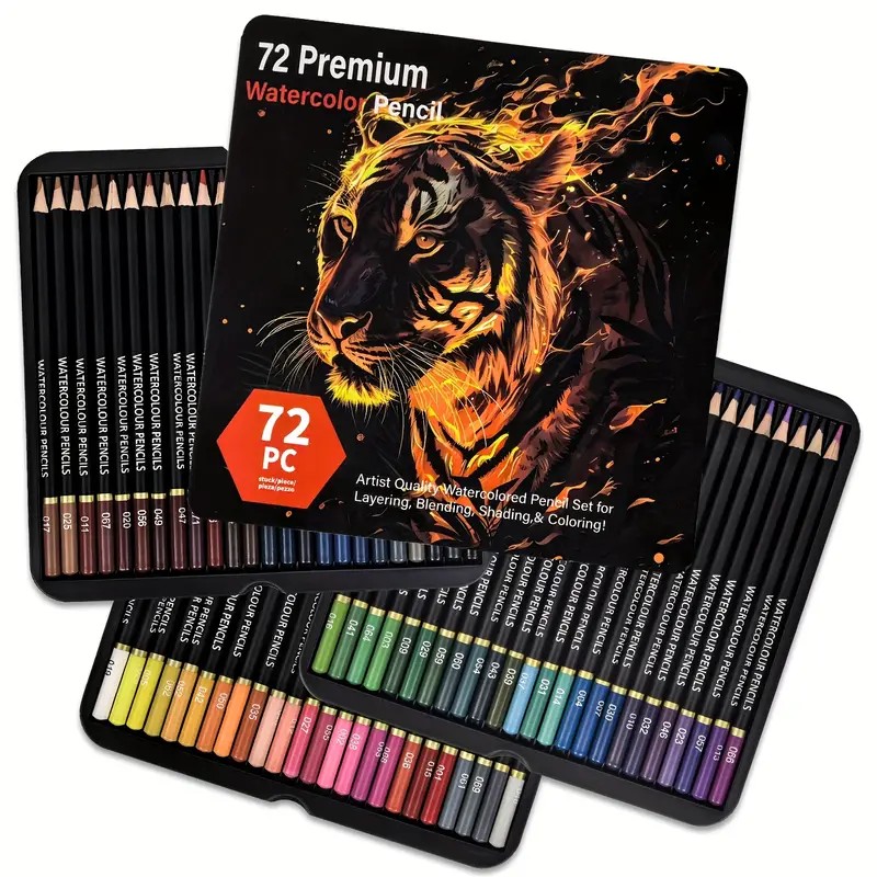 Brutfuner 72 Watercolor Pencil - مراجعة Colored Pencil Professional وسعره