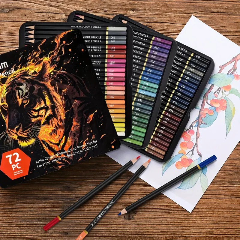 Brutfuner 72 Watercolor Pencil - مراجعة Colored Pencil Professional وسعره