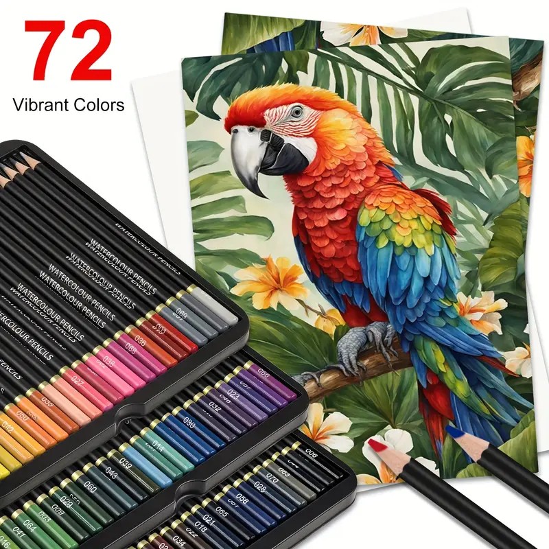 Brutfuner 72 Watercolor Pencil - مراجعة Colored Pencil Professional وسعره