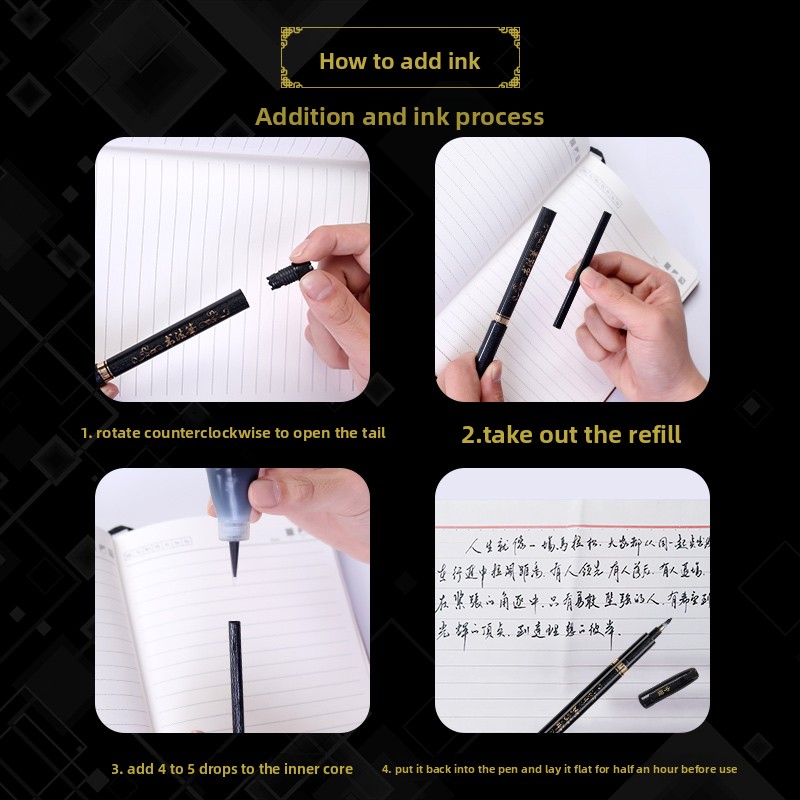 4PCS/SET Calligraphy Art Marke - مراجعة Craft Art Set وسعره