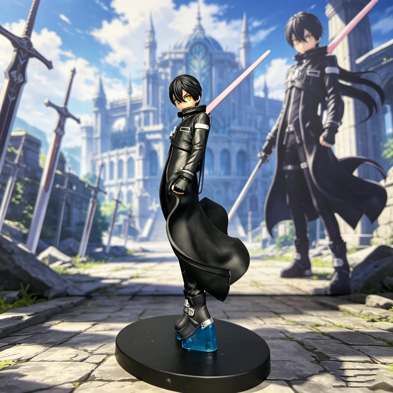 17cm Sword Art Online Kirito F - مراجعة Art Craft Online وسعره