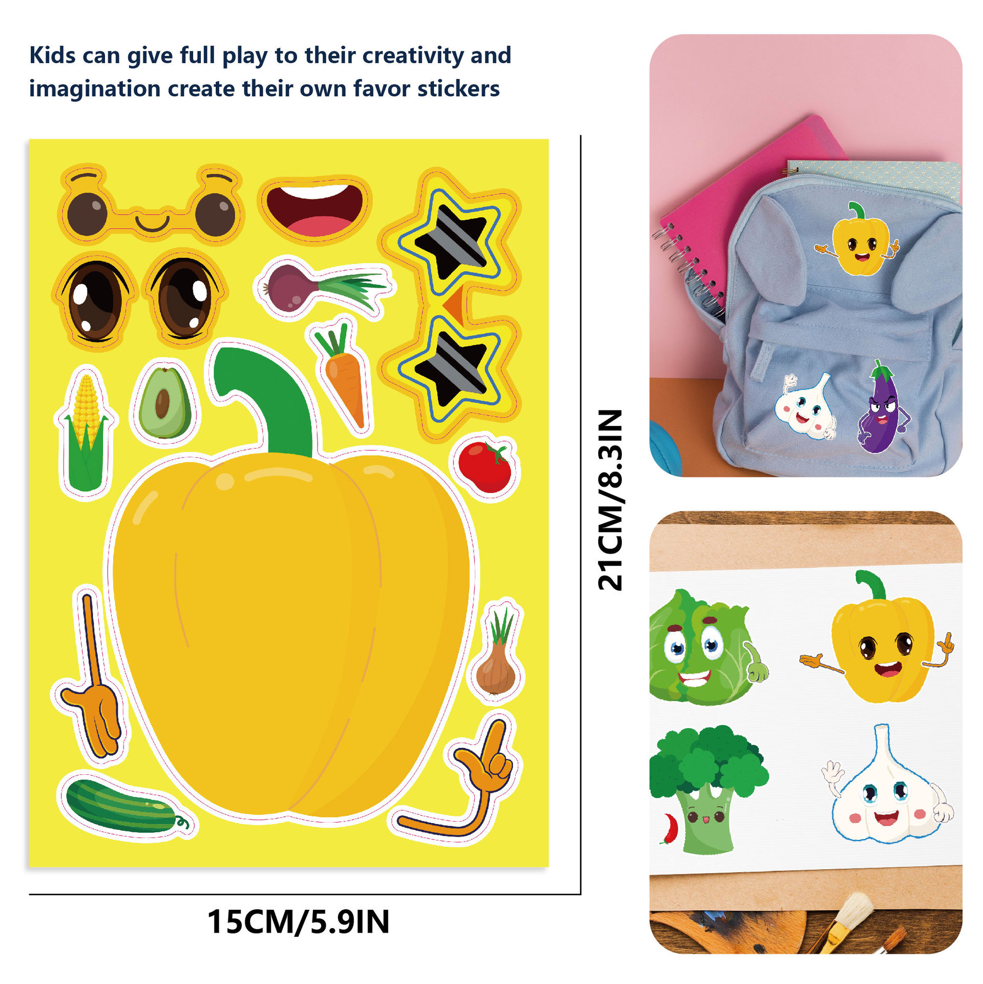 16Sheets Make Your Own Fruits  - مراجعة Art And Craft Vegetable وسعره