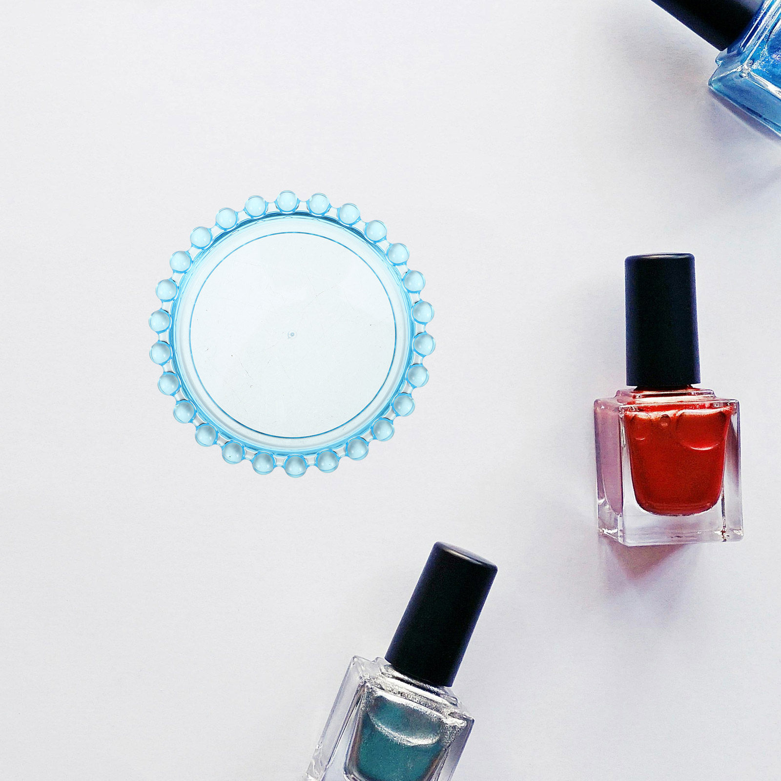 Light Blue Transparent Nail Ar - مراجعة Art Craft Organizer وسعره