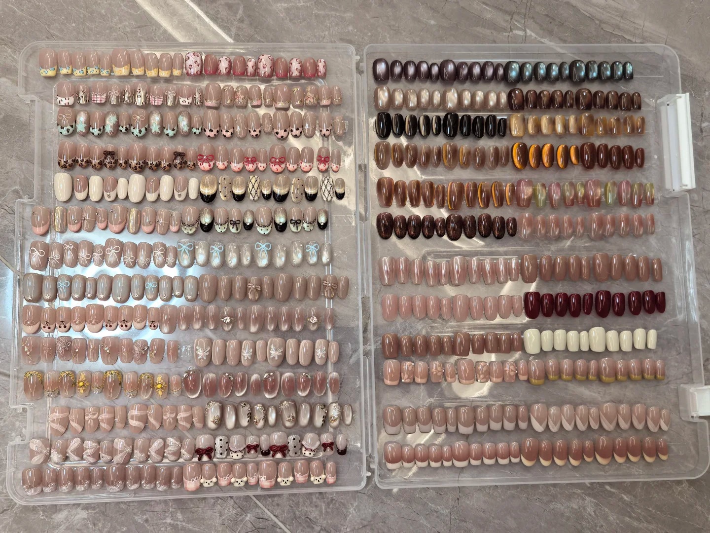 1Box Fake Nail Organizer Holde - مراجعة Art Craft Show وسعره