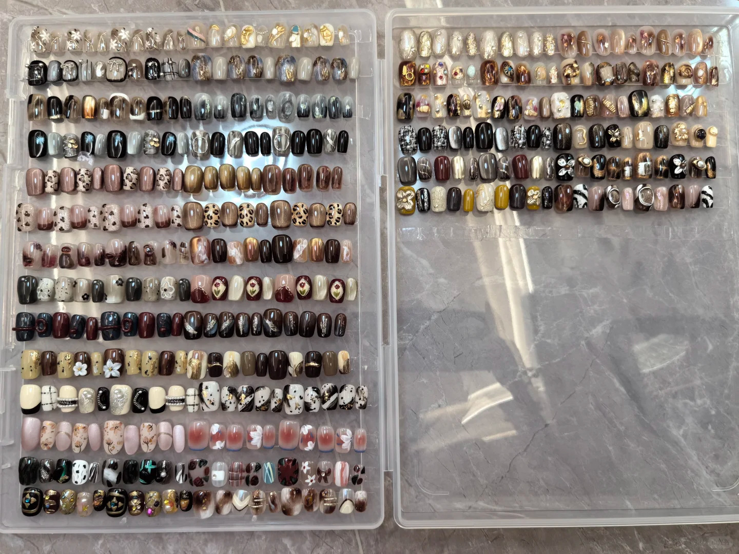 1Box Fake Nail Organizer Holde - مراجعة Art Craft Show وسعره