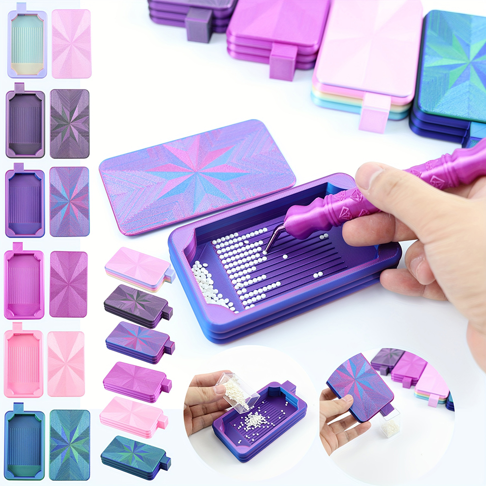 Gradient Color Diamond Art Tra - مراجعة Art Craft Organizer وسعره