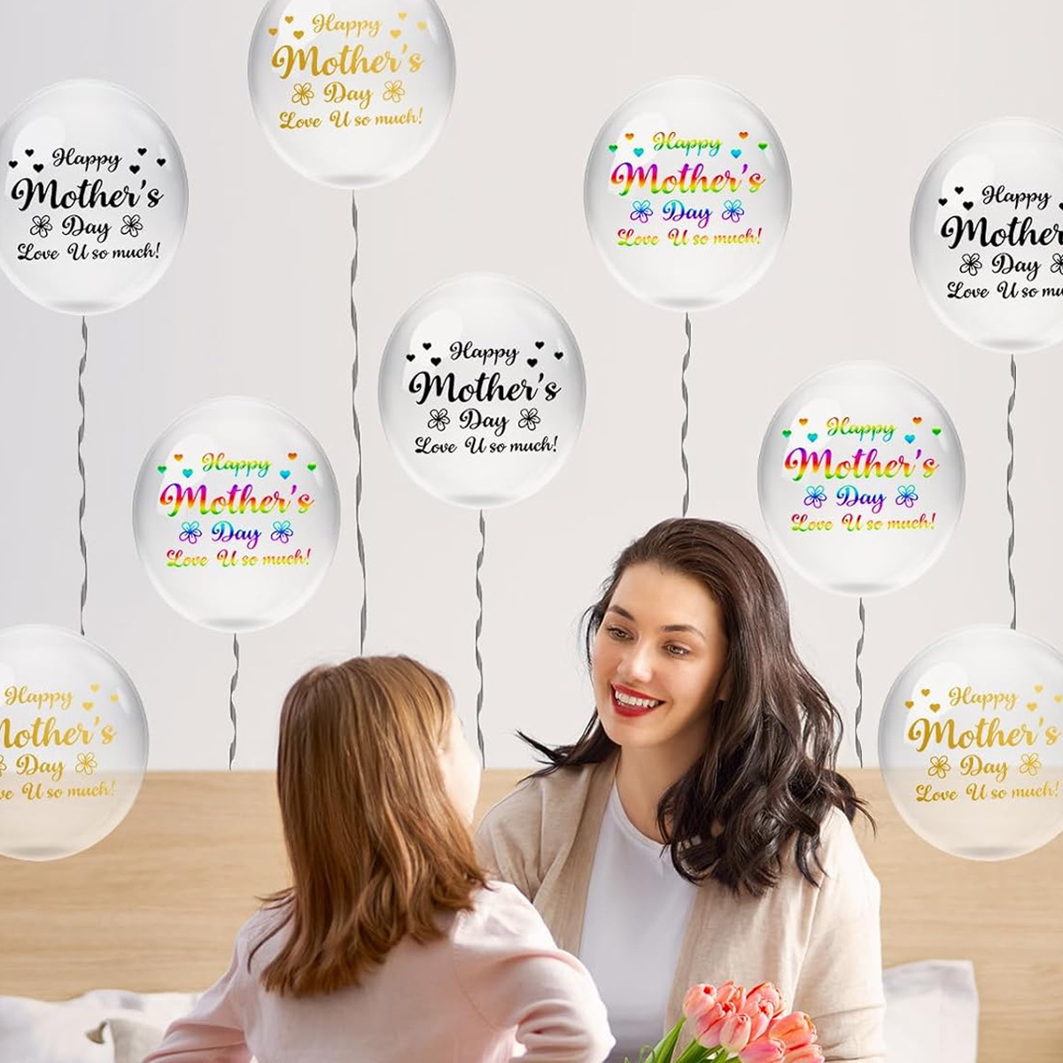 Mother’s Day Party Balloon Sti - مراجعة Art And Craft For Mother'S Day وسعره