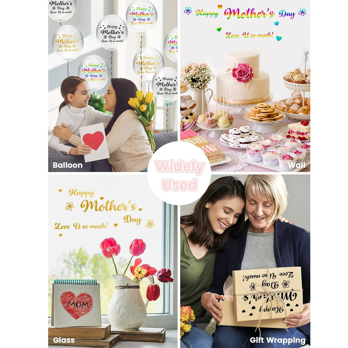 Mother’s Day Party Balloon Sti - مراجعة Art And Craft For Mother'S Day وسعره