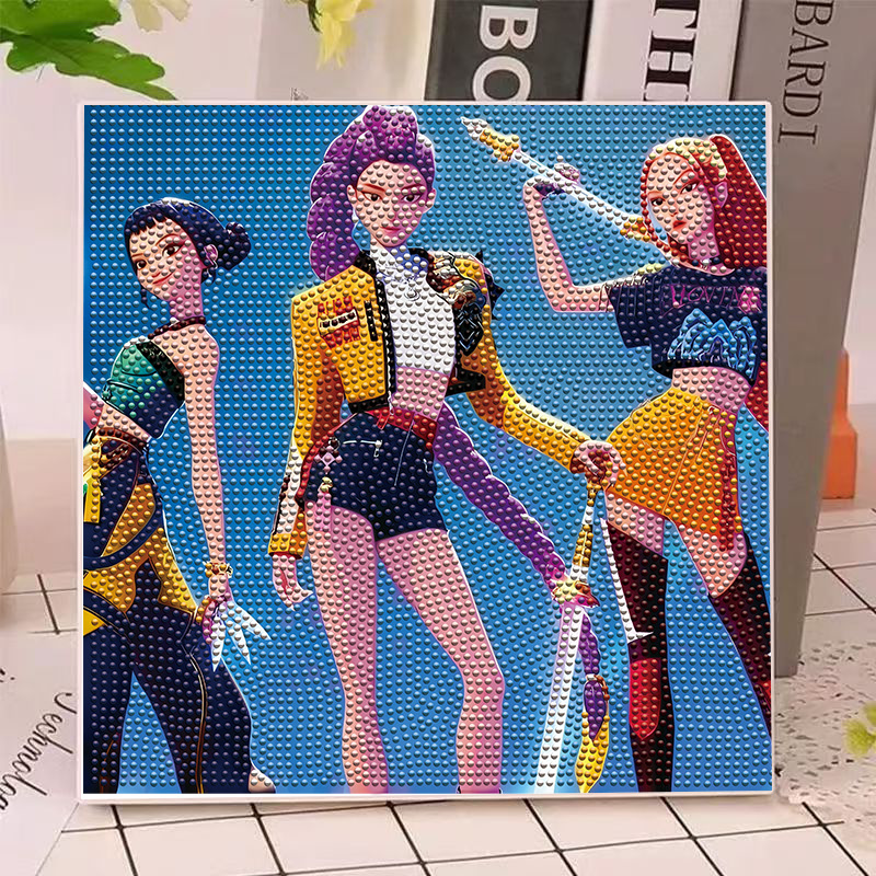Anime Gilrs Lumi Mila Zoi K-po - مراجعة Art Craft Market وسعره