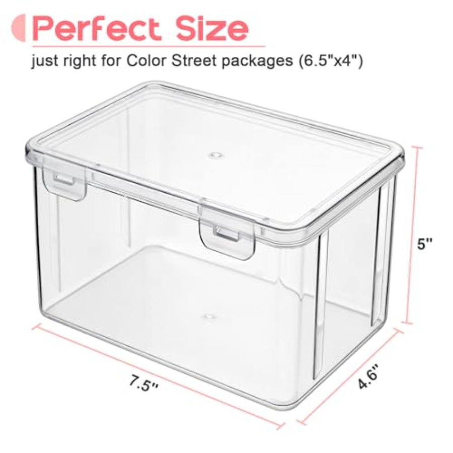 Storage Box for Color Street N - مراجعة Art Craft Organizer وسعره