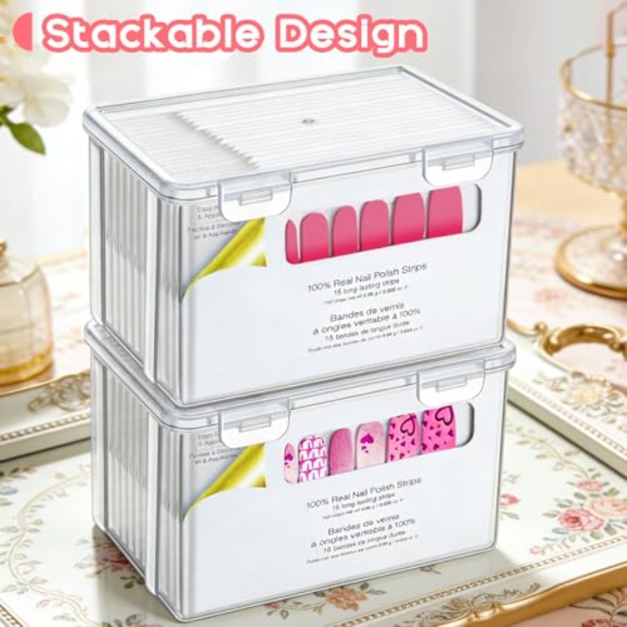 Storage Box for Color Street N - مراجعة Art Craft Organizer وسعره