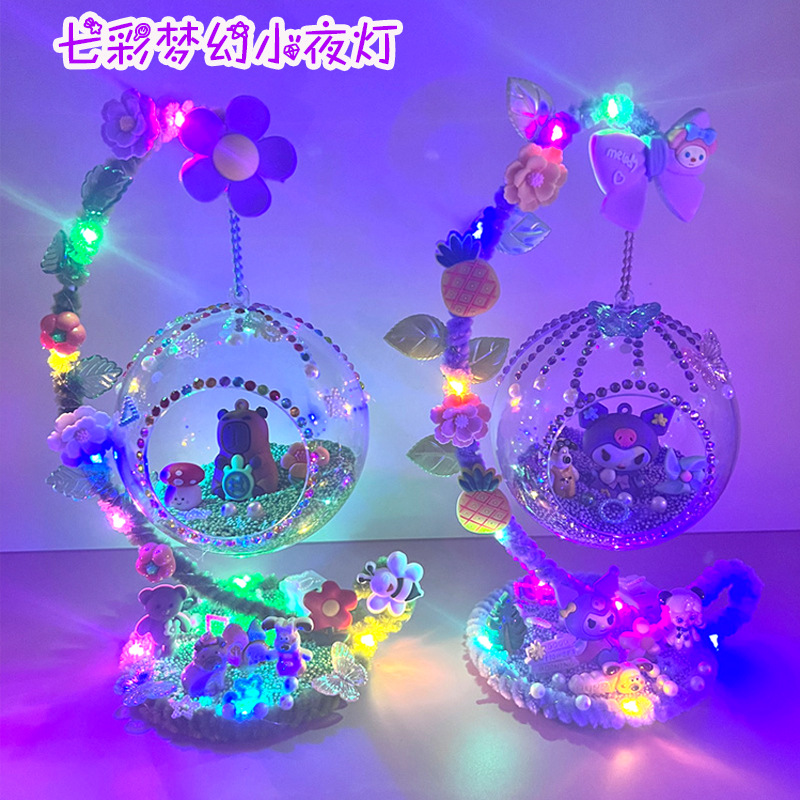 Sanrio MyMelody DIY Night Ligh - مراجعة Art Craft Night وسعره